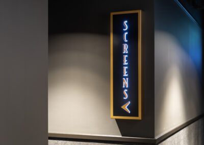 Lockworks Cinema Internal signage